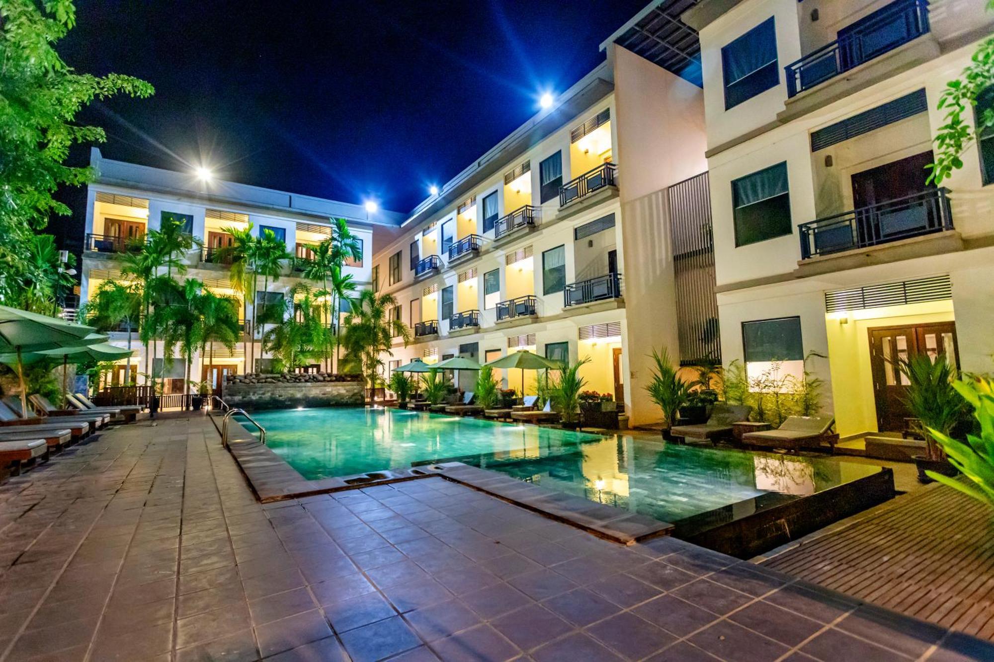 กรีน อะเมซอน เรสซิเดนซ์ โฮเต็ล Hotel เสียมราฐ ภายนอก รูปภาพ