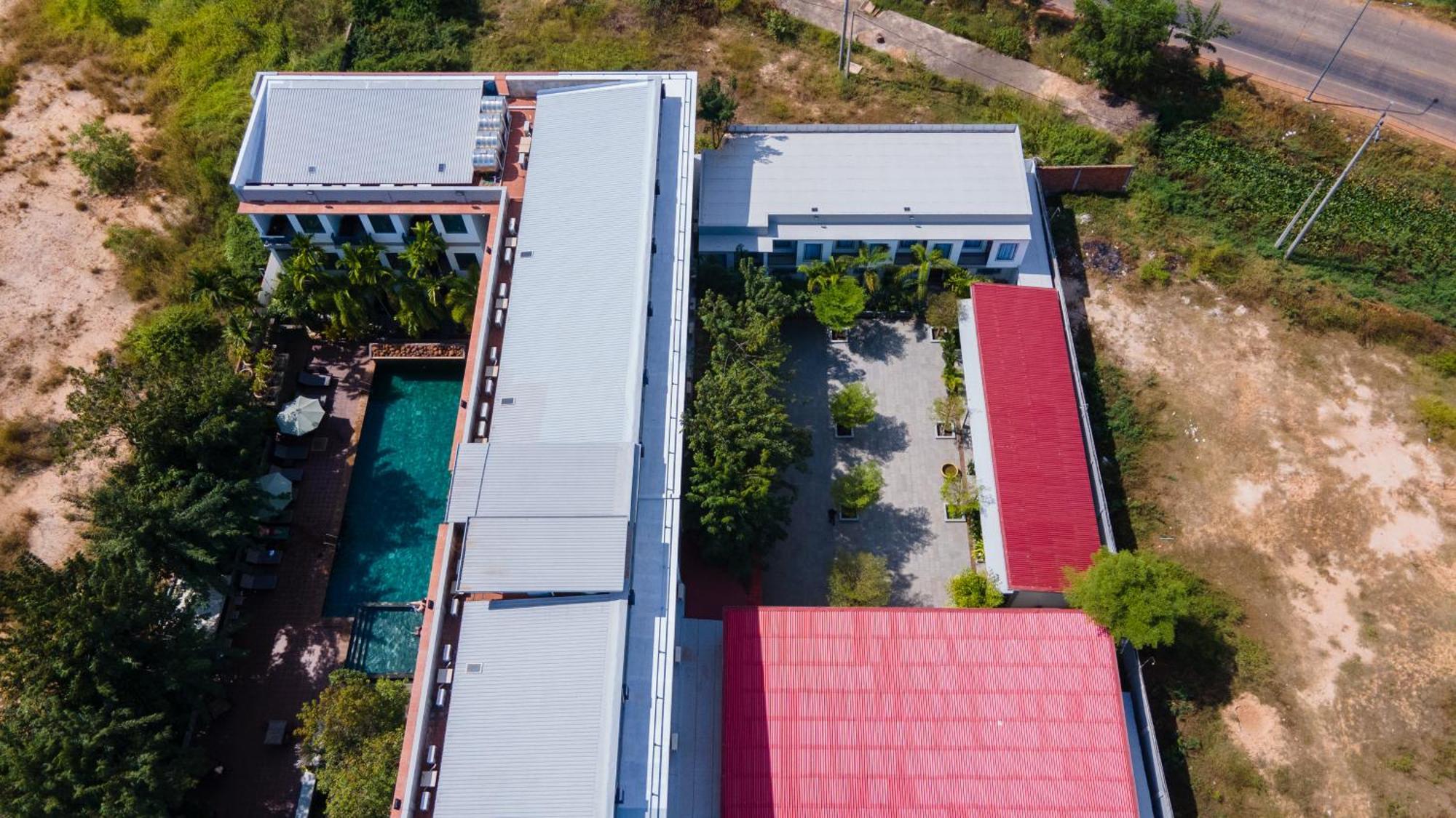 กรีน อะเมซอน เรสซิเดนซ์ โฮเต็ล Hotel เสียมราฐ ภายนอก รูปภาพ