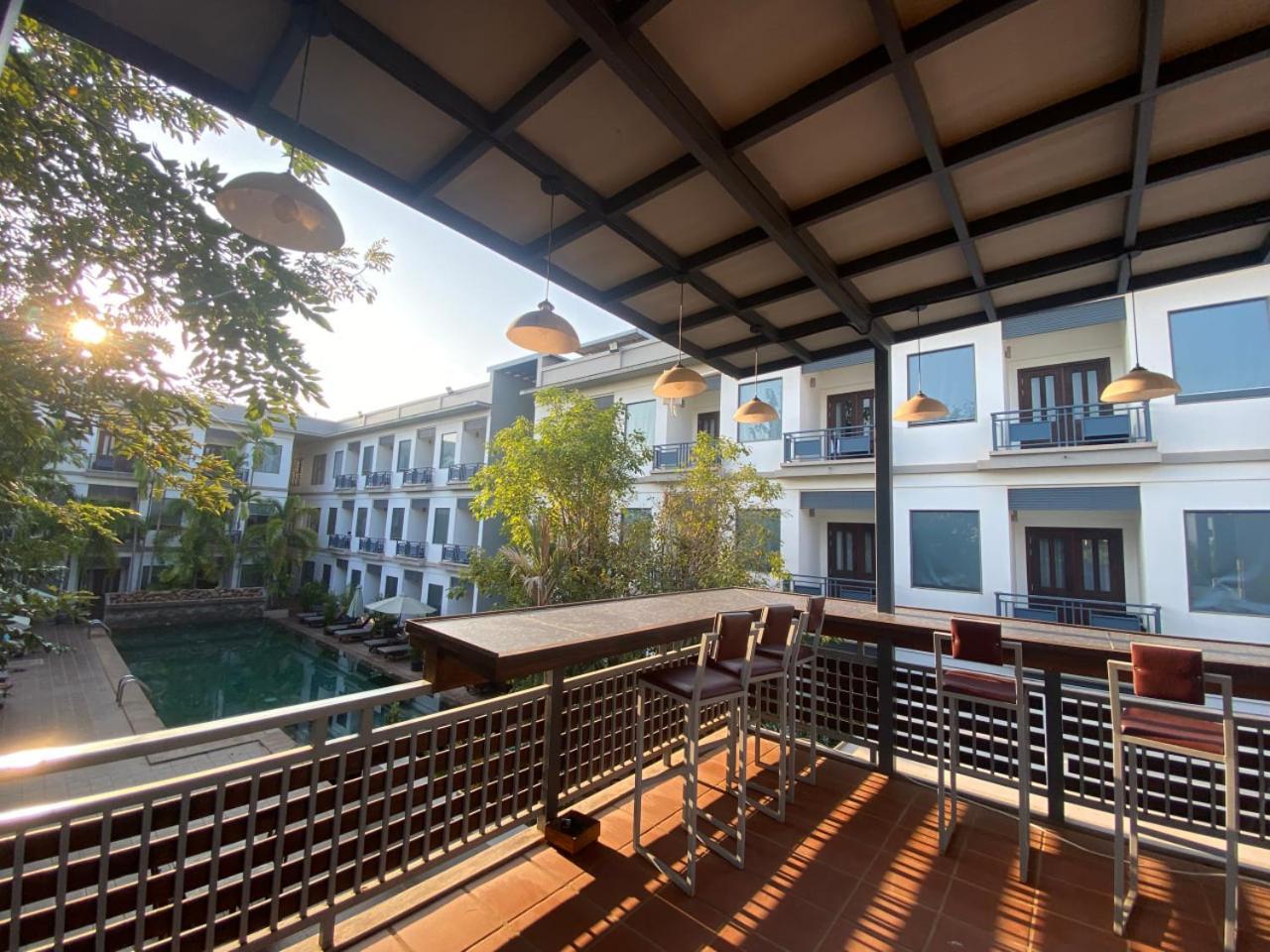 กรีน อะเมซอน เรสซิเดนซ์ โฮเต็ล Hotel เสียมราฐ ภายนอก รูปภาพ